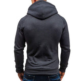 LIM&SHOP Men's Heavy Blend Fleece Hooded Sweatshirt, Contrast Raglan Long-Sleeve Pullover Hoodie with Pockets Zipper