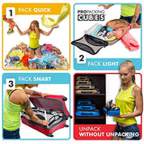 Pro Packing Cubes  Lightweight Travel - Packing For Carry-On Luggage, Suitcase And Backpacking