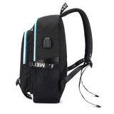 My Hero Academia Printed Backpacks Student School Bag Laptop Backpack with USB Charging Port
