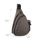 OutdoorMaster Sling Bag - Crossbody Backpack for Women & Men (Mocha Brown)