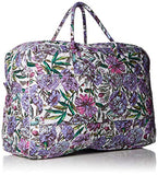 Vera Bradley Iconic Grand Weekender Travel Bag, Signature Cotton, Lavender Meadow