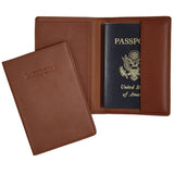 Royce Leather RFID Blocking Passport Travel Document Organizer 