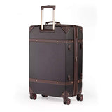 SWISSGEAR 7739 Trunk, Hardside Spinner Luggage, Large Checked Suitcase - Black