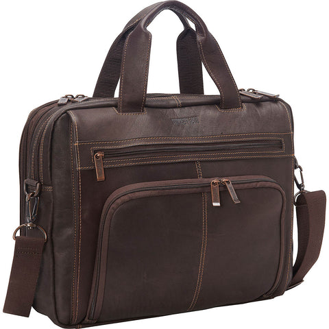 Kenneth Cole Reaction "Out of The Bag" Double Gusset Expandable Top Zip Portfolio