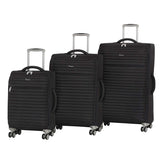 American Flyer Red Rose 5 Piece Spinner Luggage Set
