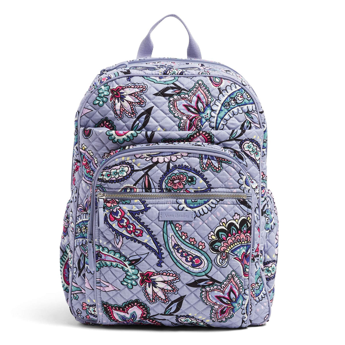 Vera Bradley Iconic XL Campus Backpack, Signature Cotton, water bouquet