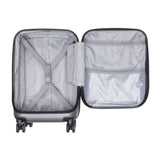 DELSEY Paris Luggage Cruise Lite Hardside 19" Intl. Carry on Exp. Spinner Trolley, Platinum