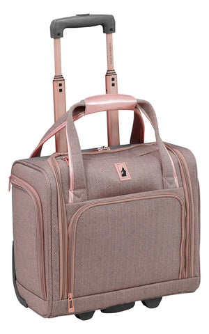 London Fog Newcastle 15" Under The Seat Bag, Rose Charcoal