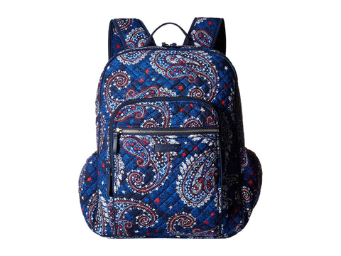 Vera Bradley Iconic Campus Backpack in Fireworks Paisley, Signature Cotton