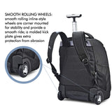 High Sierra Freewheel Wheeled Laptop Backpack, 15-inch Student Laptop Backpack for High School or College, Rolling Gamer Laptop Backpack, Wheeled Business Laptop Backpack