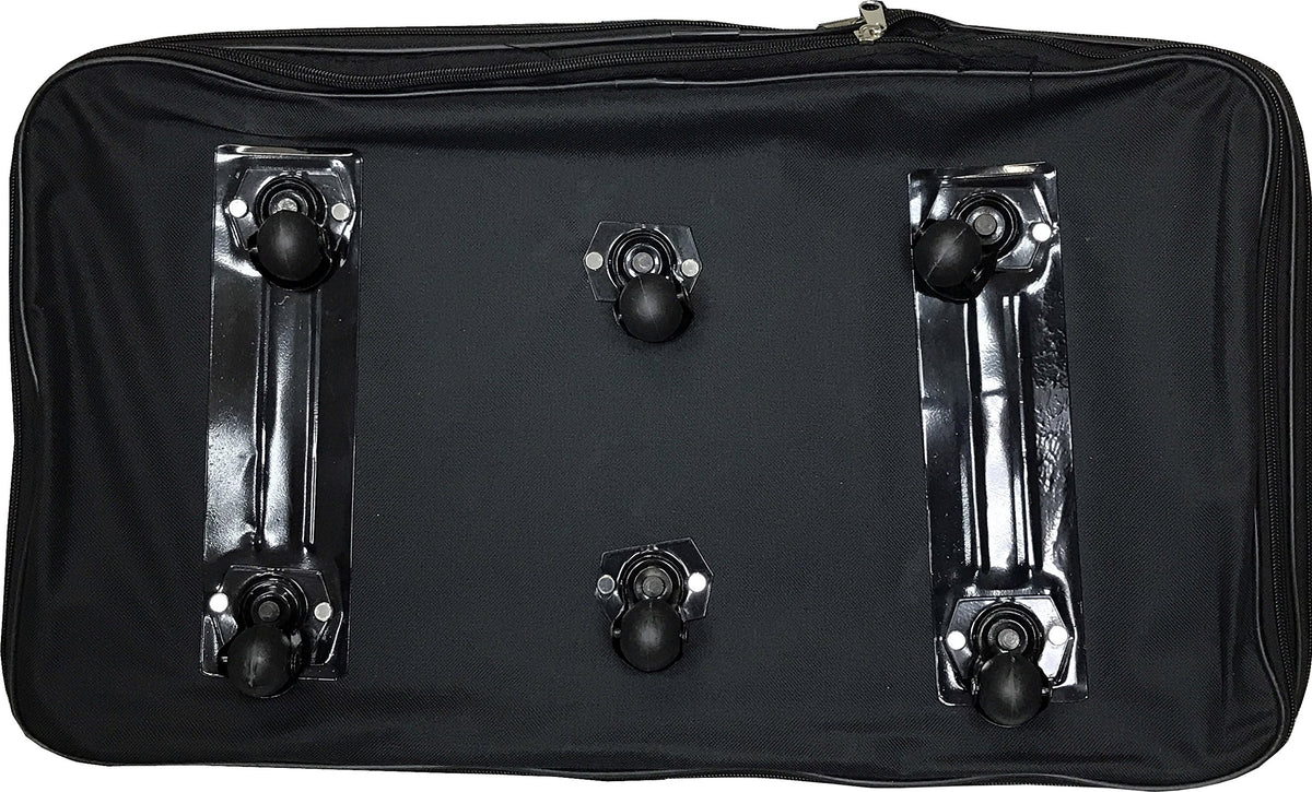 Charlie Sport Expandable Wheel Bag Luggage Printed Black, 36