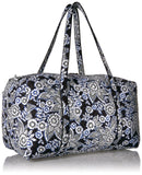 Vera Bradley Women's Signature Cotton Large Travel Duffel Travel Bag, Snow Lotus, One Size