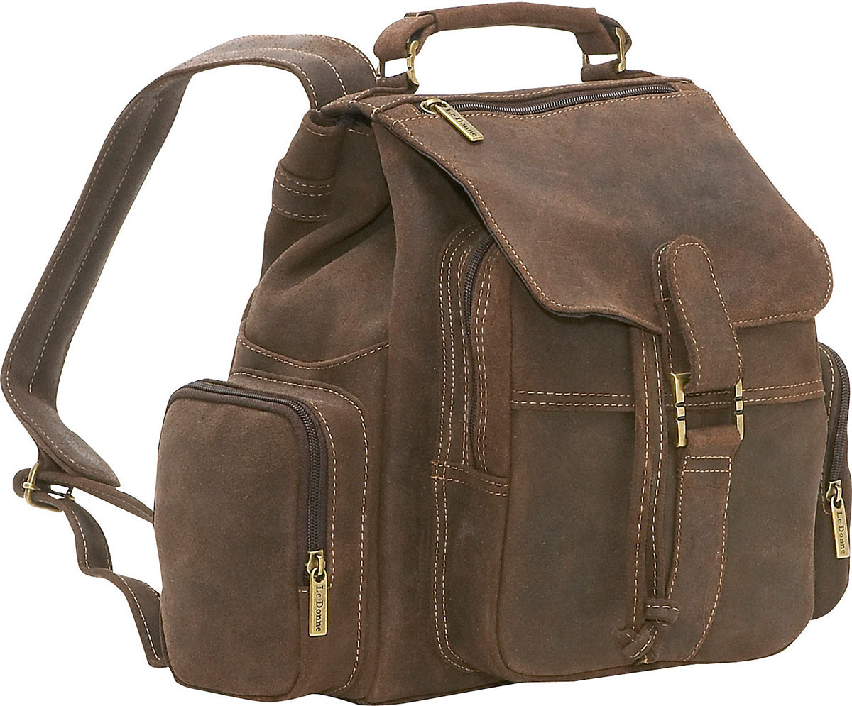 Le Donne, Vintage Women\'s Tan Leather Backpack Le Donne Leather Backpacks | Mercari main image 4