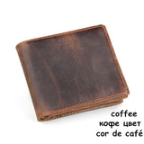 100% Top Quality Cow Genuine Leather Men Wallets Luxury,Dollar Price Short Style Male