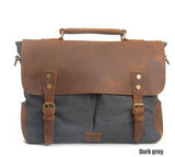 Anawishare Vintage Men Canvas Messenger Bags Male Tote Bags Crossbody Bag For School Travel Bag