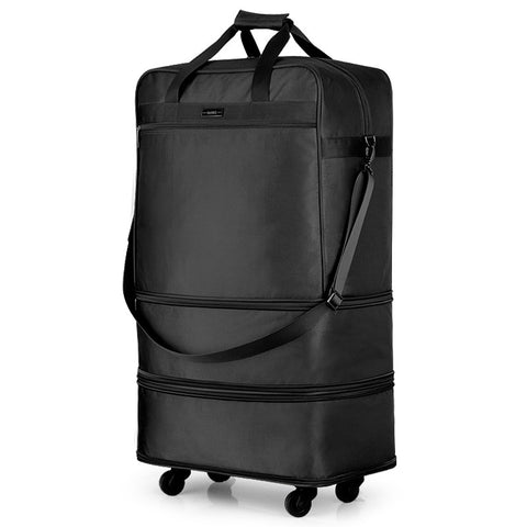 Aviation Checked Bags Universal Wheels Travel Bag Large Capacity Luggage Folding,32Inches Large