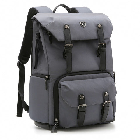 Bagsmart Canvas & Leather Retro Camera Bag National Geographic Ng5070 Camera Backpack Black