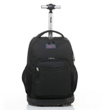 Rolling Backpack Children Trolley School Bags Laptop 18 Inch Multifunction Wheeled Bookbag Travel