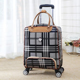 Women Rolling Luggage Bag, Cabin Travel Suitcase,Lightweight Trolley Case,Fashion Carry-Ons