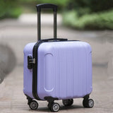 Universal 16 Luggage Wheels Password Box Female Mini Commercial Computer Luggage Trolley Luggage