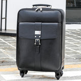 First Layer Of Cowhide Genuine Leather Commercial Luggage Trolley Luggage Travel Bag Luggage Male