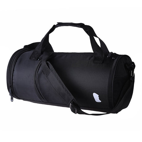 1 Pc Round Waterproof Sports Totes Bags Large Capacity Travel Gym Fitness Bag Yoga Mat Handbag