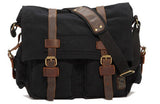 Texu Men Messenger Bags Canvas Leather Big Shoulder Bag Famous Designer Brands High Quality Men'S