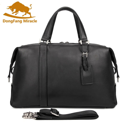Brand New Genuine Leather Men Travel Bags Carry On Luggage Bags Men Duffel Bags Travel Tote Large