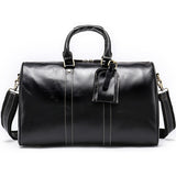 Westal Men Genuine Leather Travel Bag For Luggage Duffle Bag Suitcase Carry On Luggage Male Bags