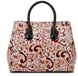 Tomubird 2019 New Women Genuine Leather Bag Brands National Wind Embossed Luxury Women  Tote Bag