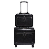 Carrylove 18 Inch Waterproof Business Luggage  Boarding Handbag+Rolling Luggage Spinner Brand