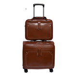 Carrylove 18 Inch Waterproof Business Luggage  Boarding Handbag+Rolling Luggage Spinner Brand
