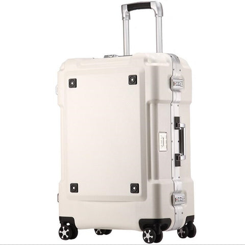 20" 24"Ll Aluminum Luggage Hardside Rolling Trolley Luggage Travel Suitcase 20 Carry On Luggage