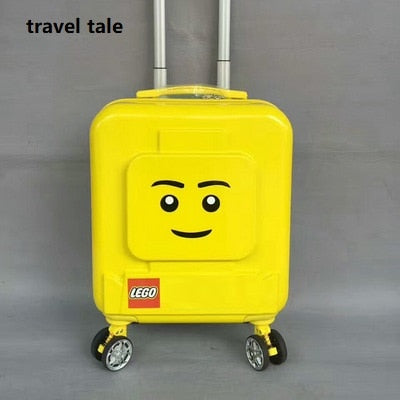 Travel Tale Cartoon Children 16 Inch Size Pc Backpack Plus Rolling Luggage Spinner Brand Travel