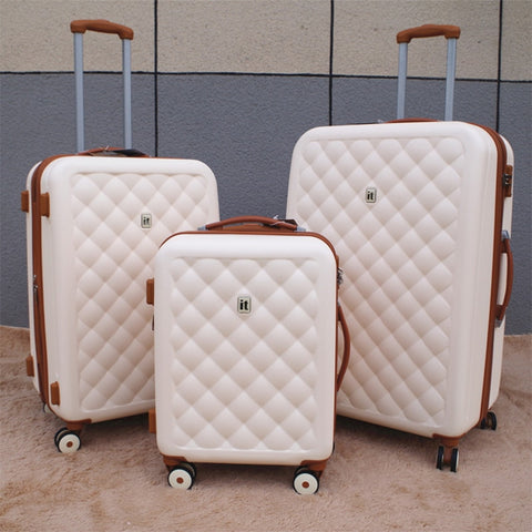 New Travel Suitcase Bag 24"Women Trolley Case Fashion Rolling Luxury Brands Luggage 28"Men Pc