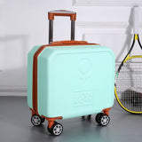 Small Universal Wheels Travel Luggage Bag Female 16 Trolley Luggage Mini Password Box,Korea Fashion