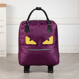 Women Cute Wheeled Trolleys Bag Suitcase  For Hand Luggage Travel Carry On Luggage With Wheels Free