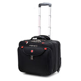 Cabin Size Rolling Luggage Travel Suitcase Multifunction Business Box Carry Ons Laptop Bag