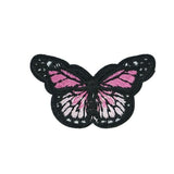 1 Piece Butterfly Sequin Chenille Embroidery Patches Alphabet Iron On