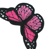 1 Piece Butterfly Sequin Chenille Embroidery Patches Alphabet Iron On