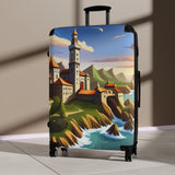 LFO - Old Country side Suitcase Checked Bag - LF