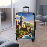 LFO - Old Country side Suitcase Checked Bag - LF