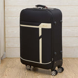 20" Business Trolley Case - Oxford Cloth, Universal Wheels, Luggage Suitcase with Password Box - Canvas - 1 Piece