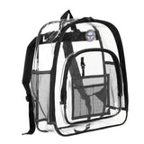 40 wire thickening plus multi-function PVC backpack transparent plastic waterproof beach bag student bag