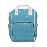 LFO - Luggage Factory - Planes Trails Multifunctional Diaper Backpack