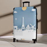 LFO - Luggage Factory - Blue Travels Suitcase