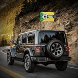 Car Flags 12 X18 In-Brazil