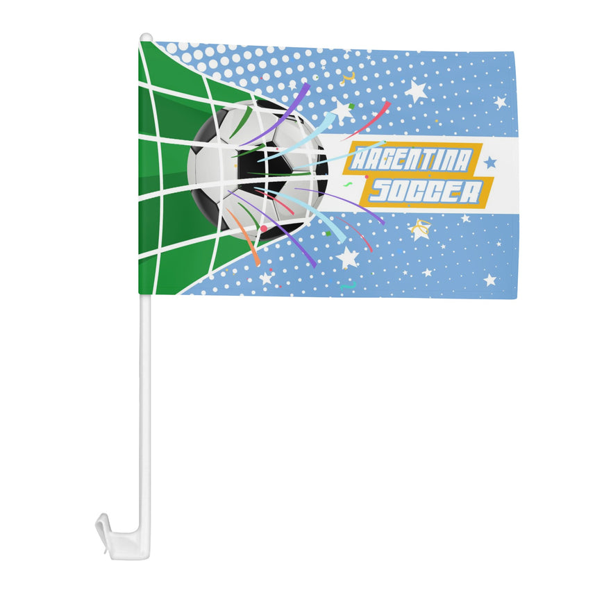 Car Flags 12 X18 In-Argentina