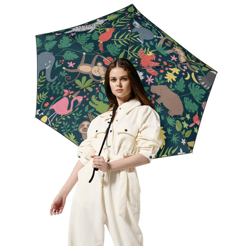 Fully Auto Open & Close Umbrella Printing Inside