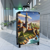 LFO - Old Country side Suitcase Checked Bag - LF